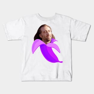 Nicolas cage in a banana Kids T-Shirt